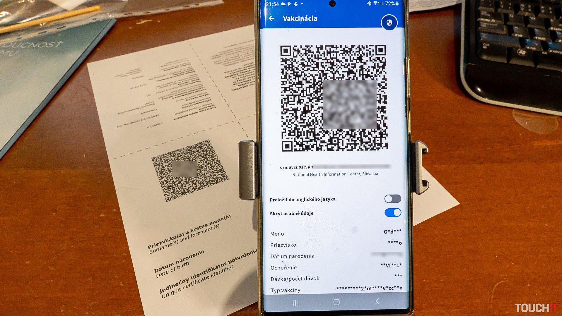 Od júla sa mení proces vydávania Digitálnych COVID preukazov