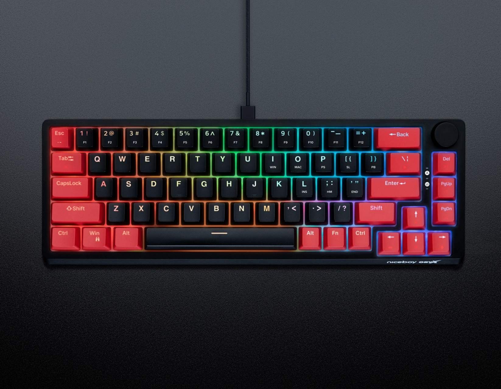 Niceboy predstavuje vrchol svojho radu herných klávesníc ORYX K700X PRO