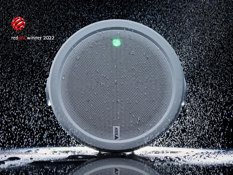 Nový zvukový projektor Axis, vhodný pre vonkajšie použitie, ponúka skvelý zvuk v oceňovanom dizajne