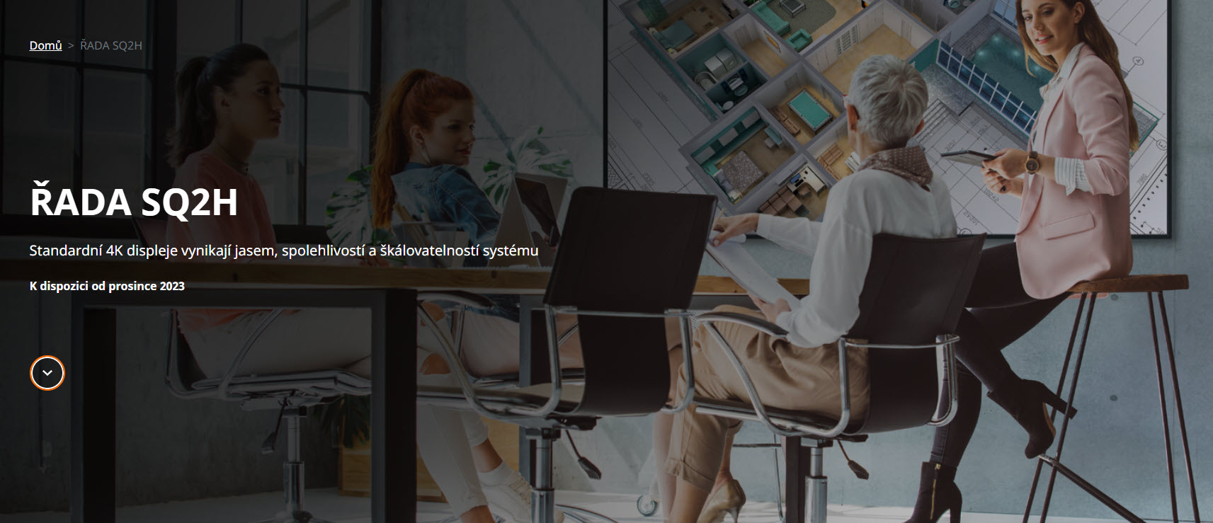 Najnovšie displeje Panasonic SQ2H