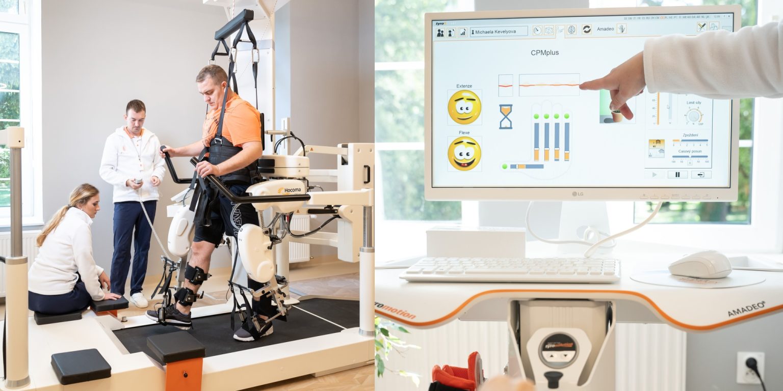 Pacientom s poškodeným mozgom pomáhajú roboty