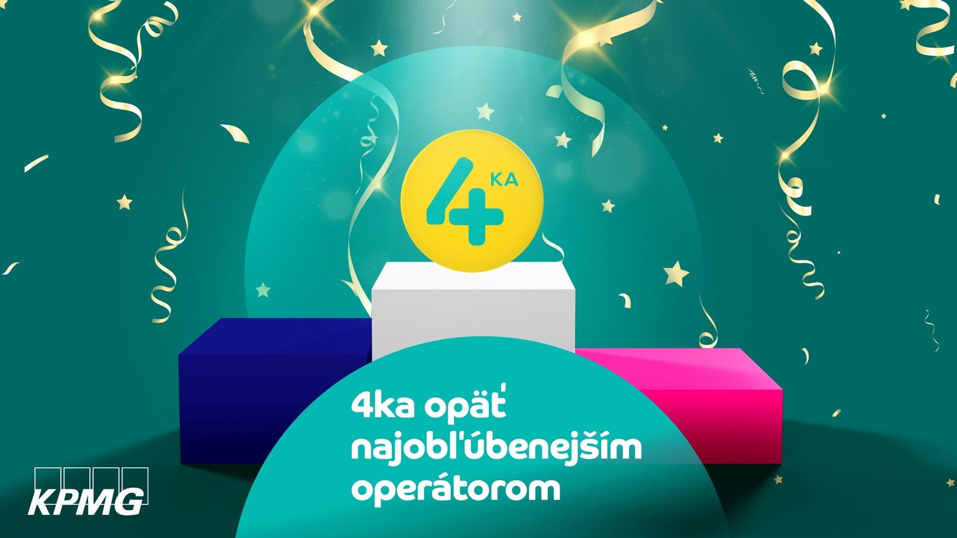 4ka už tretí rok po sebe najobľúbenejším operátorom Slovákov