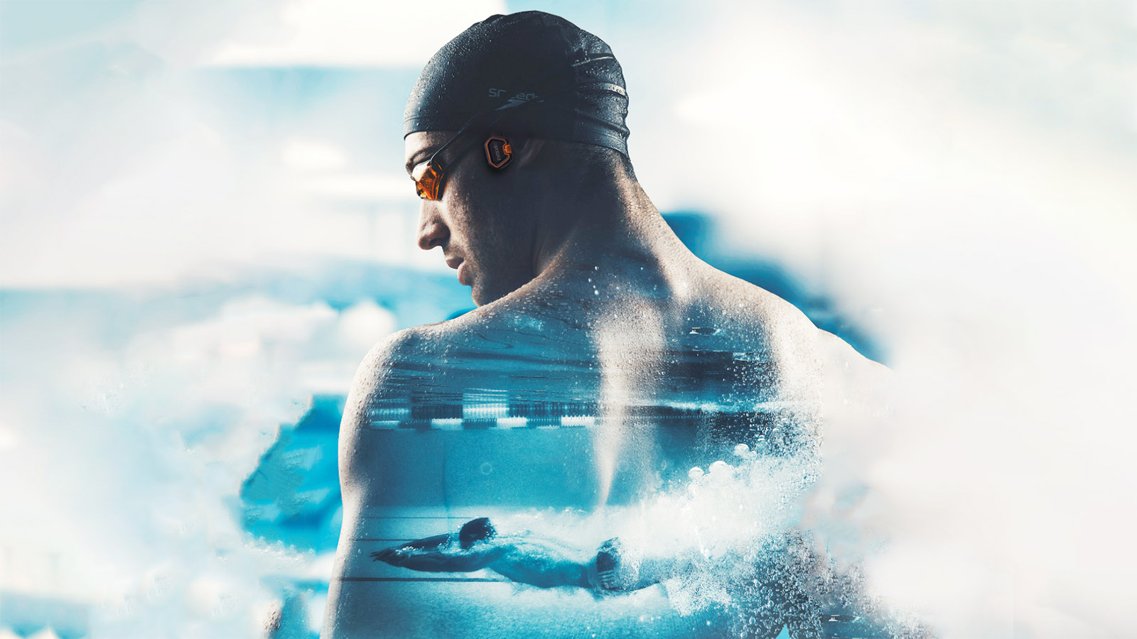 EVOLVEO BoneSwim MP3 sú bezdrôtové, vodoodolné slúchadlá do jedného metra s prenosom zvuku cez lícne kosti a integrovaným prehrávačom