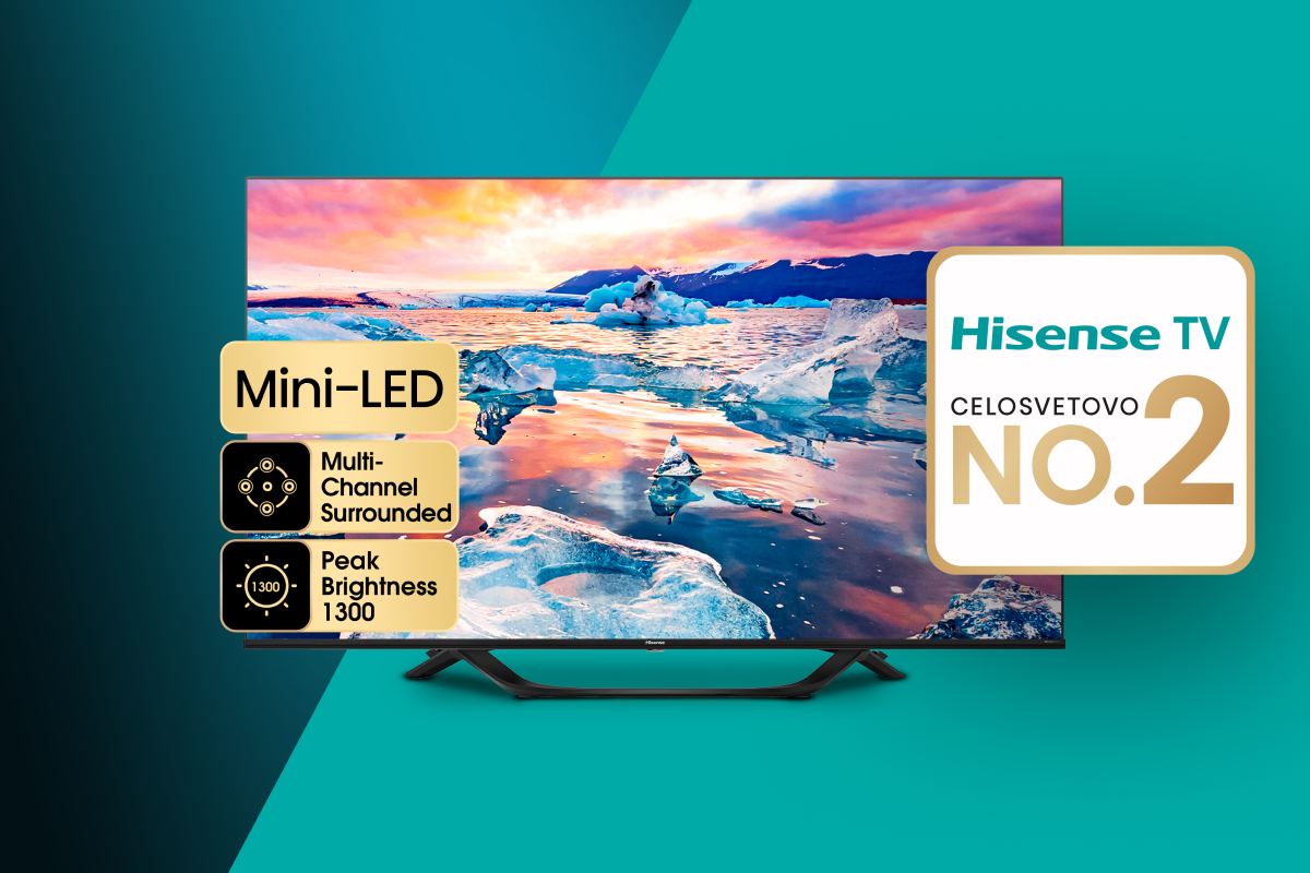 Hisense celosvetovým číslom dve na trhu televízorov. Inovácie aj rekordné dodávky v roku 2022