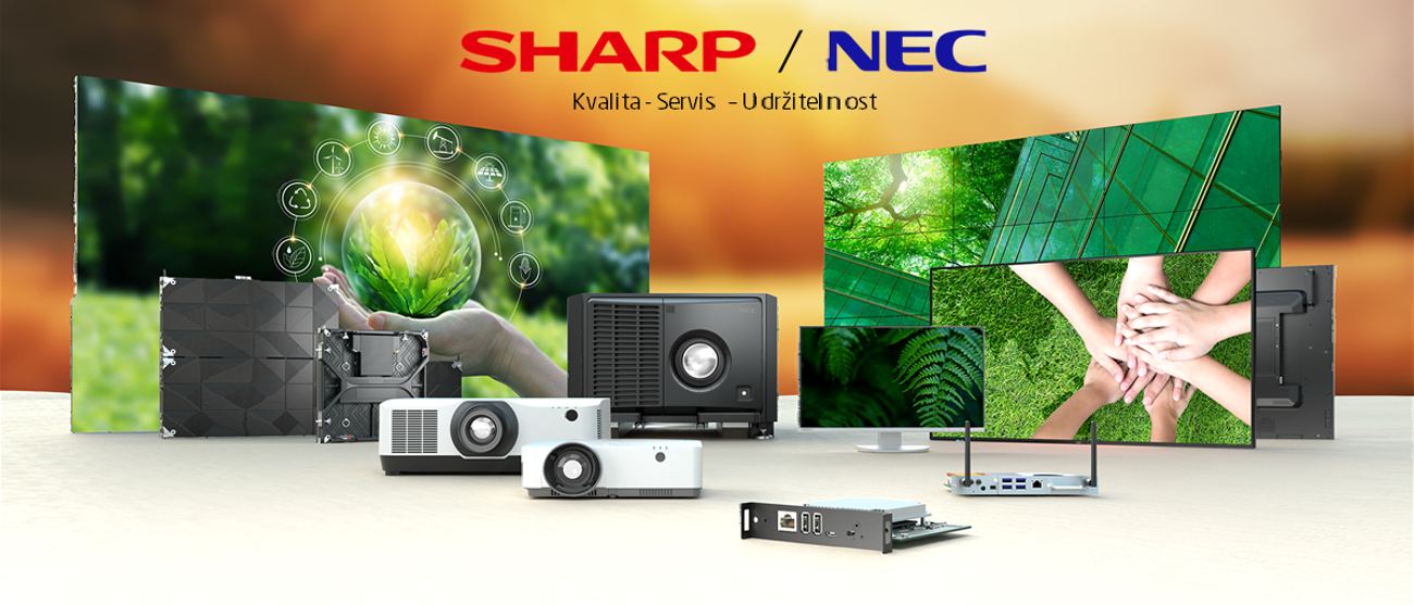 Spoločnosť Sharp/NEC vydala nový ONLINE katalóg produktov 2023