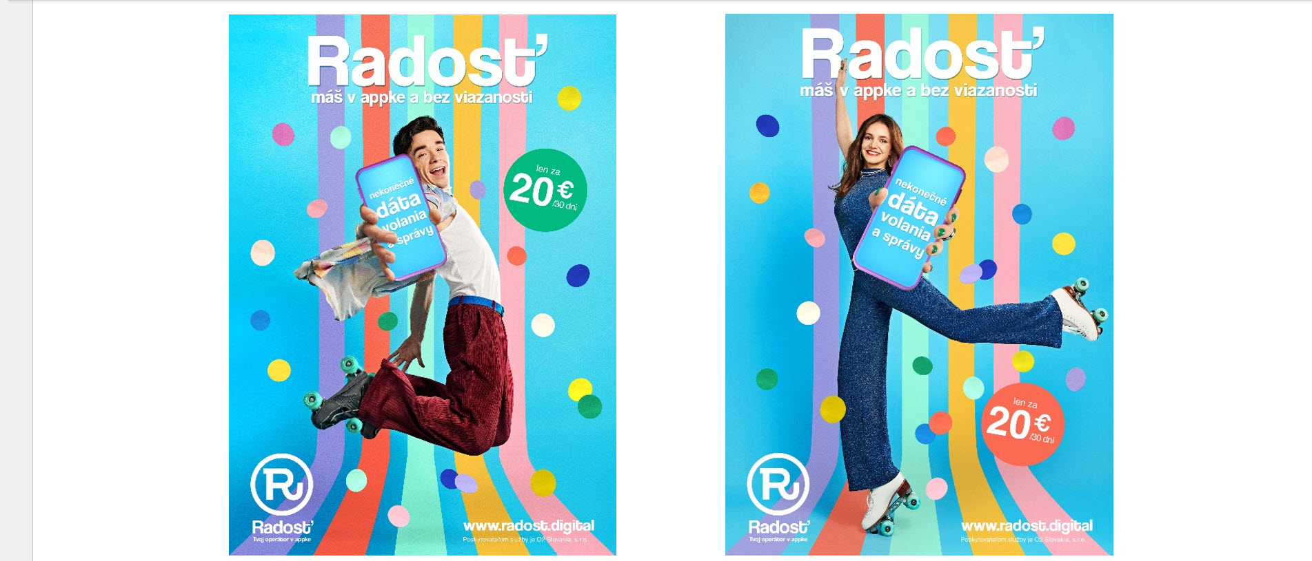 V Radosti sa budete cítiť radostne! A s novou kampaňou digitálneho operátora tiež