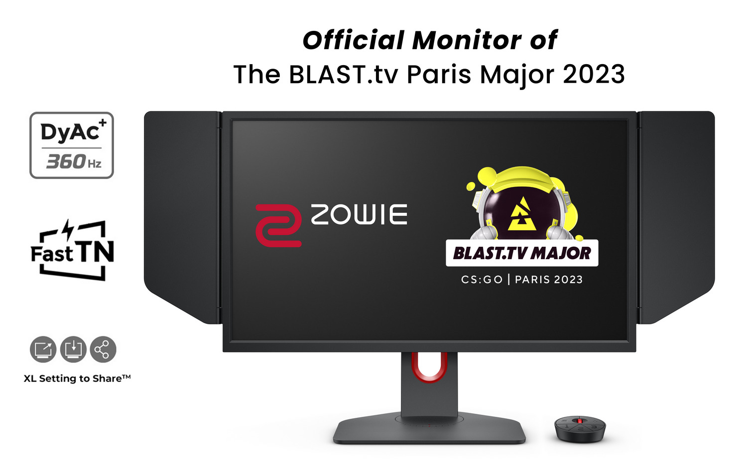 ZOWIE by BenQ je partnerom BLAST.tv Paris Major 2023 v CS:GO