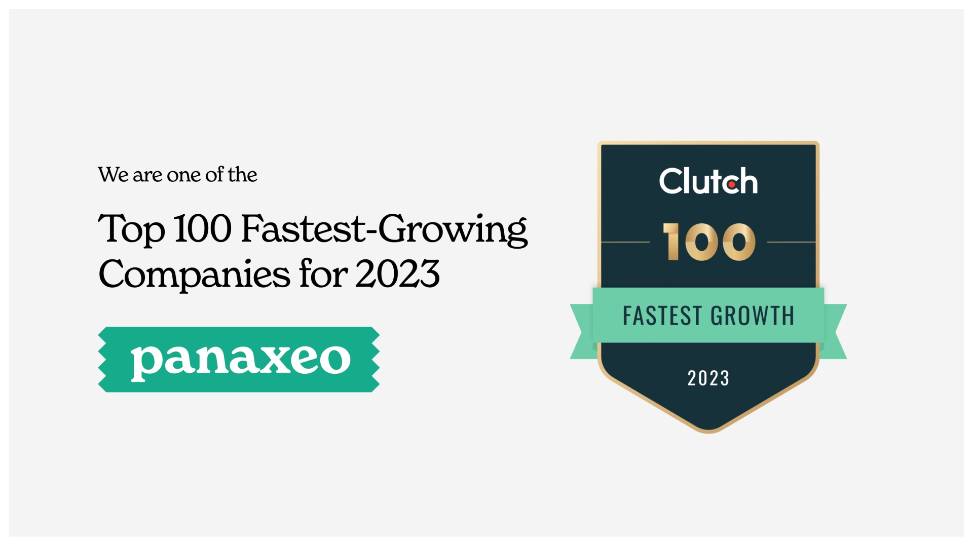 Panaxeo sa umiestnilo v rebríčku Clutch 100 najrýchlejšie rastúcich spoločností pre rok 2023
