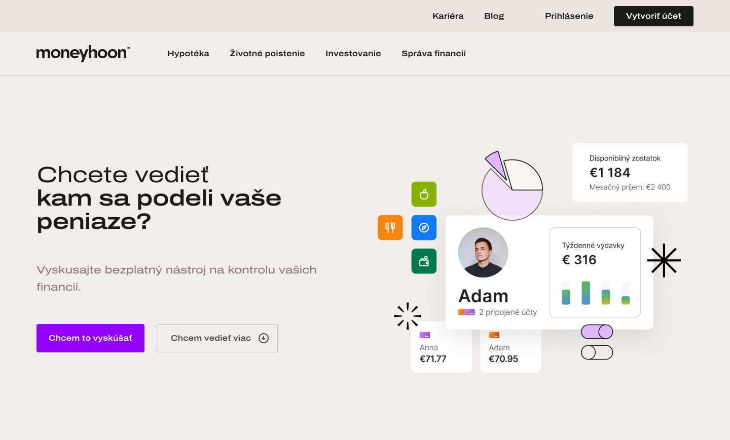 Slováci majú záujem o digitalizáciu osobných financií. Na platforme Moneyhoon od jej spustenia spracovali viac ako 200-tisíc transakcií