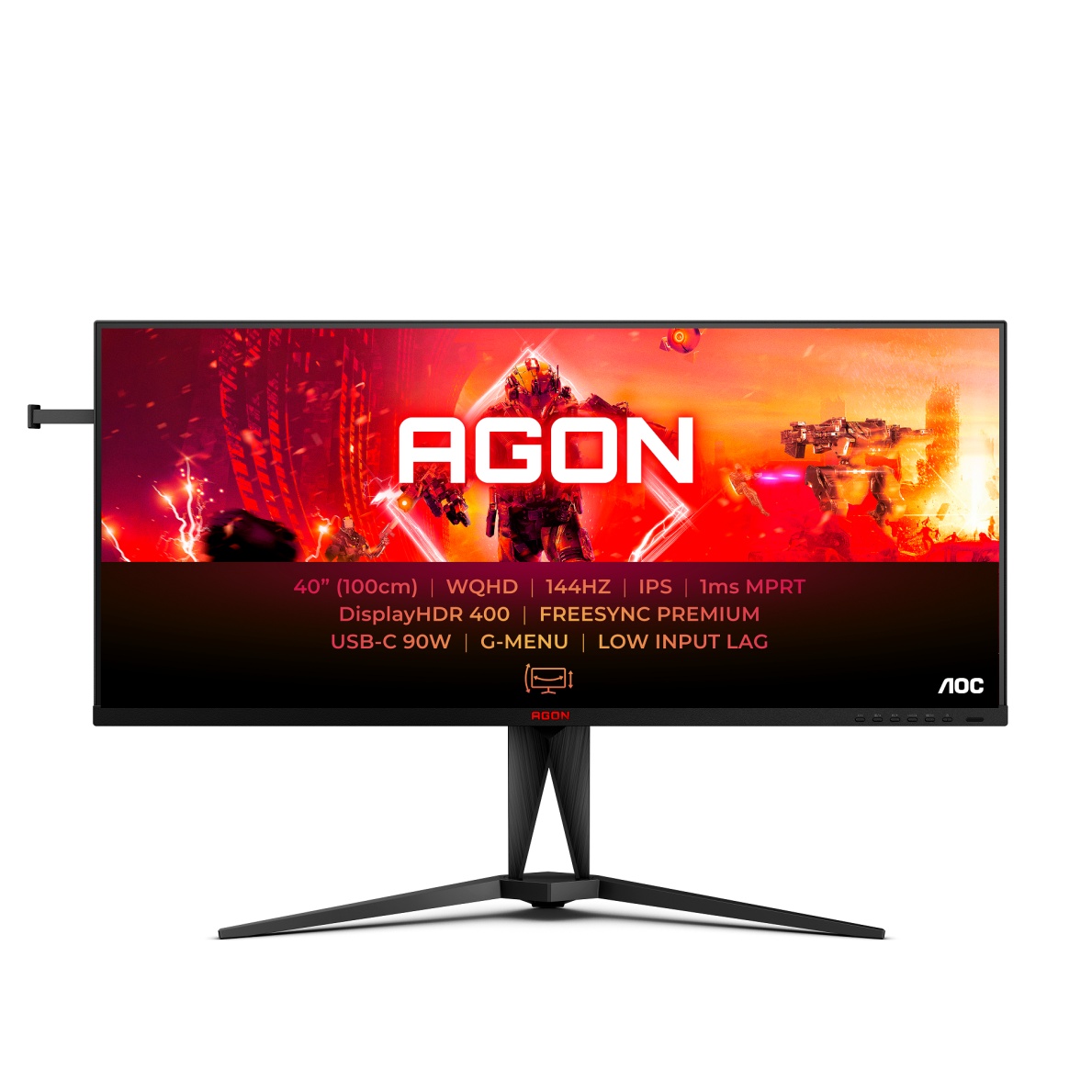 AGON by AOC odhaľuje ultraširoký AG405UXC: Priekopnícka veľkosť 40″ so 144 Hz