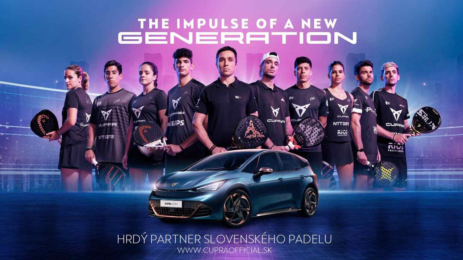 Značka CUPRA je oficiálnym partnerom Slovenského Padelu