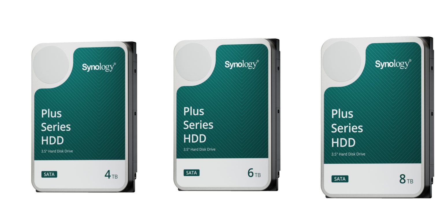 Synology predstavuje pevné disky radu Plus: spoľahlivé disky pre domáce a kancelárske systémy