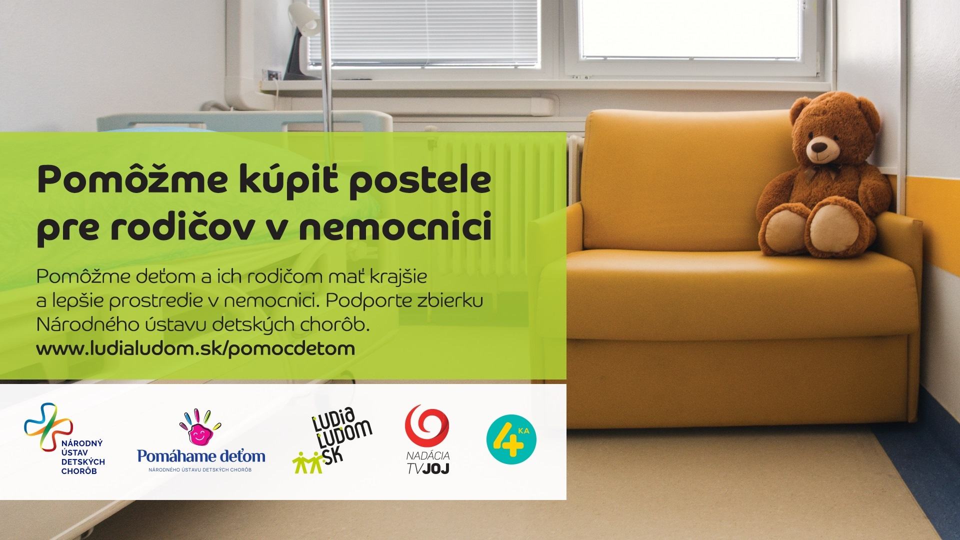 Každé dieťa si zaslúži peknú nemocnicu