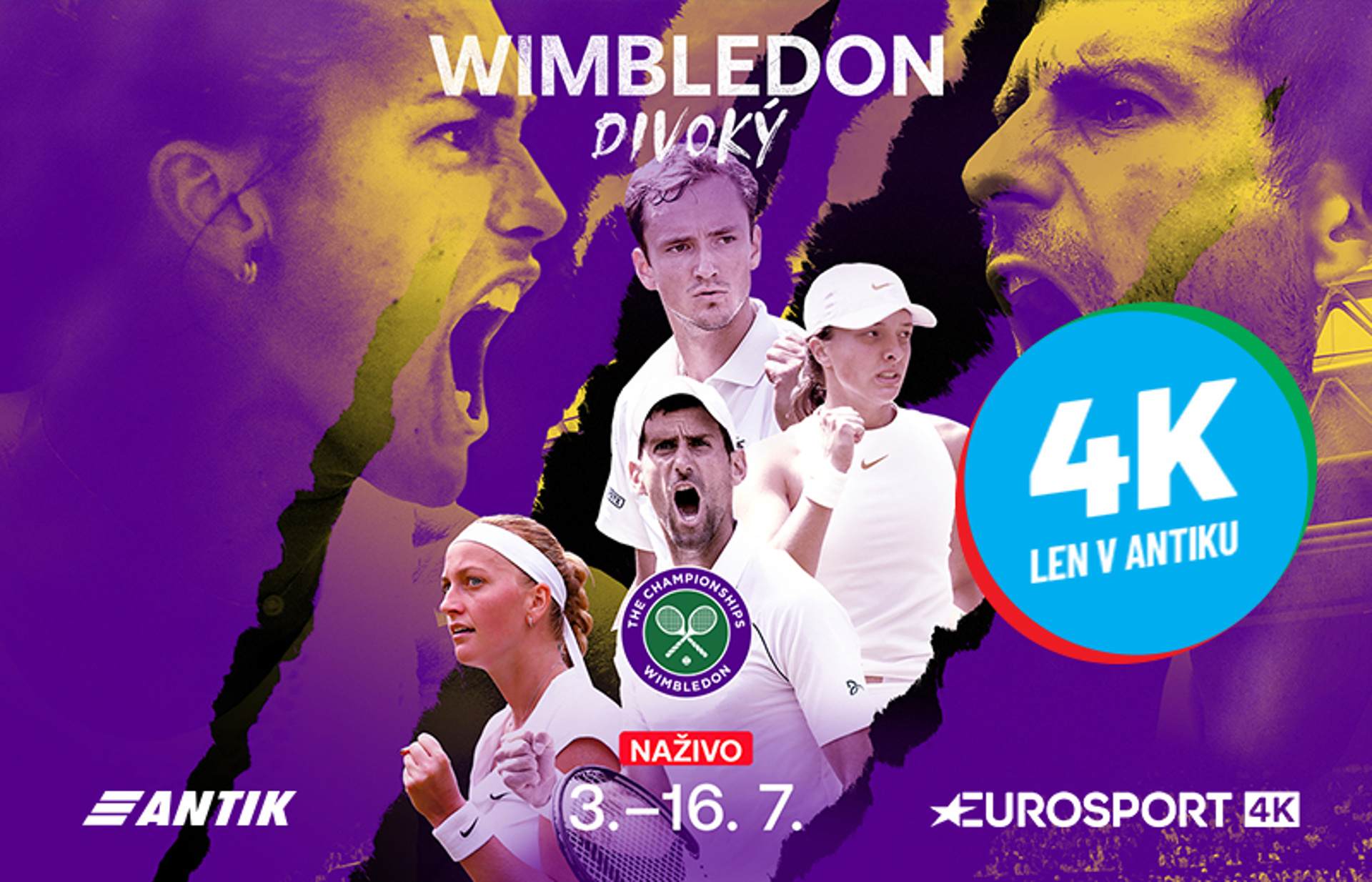 Tenisový Wimbledon už v 4K kvalite obrazu