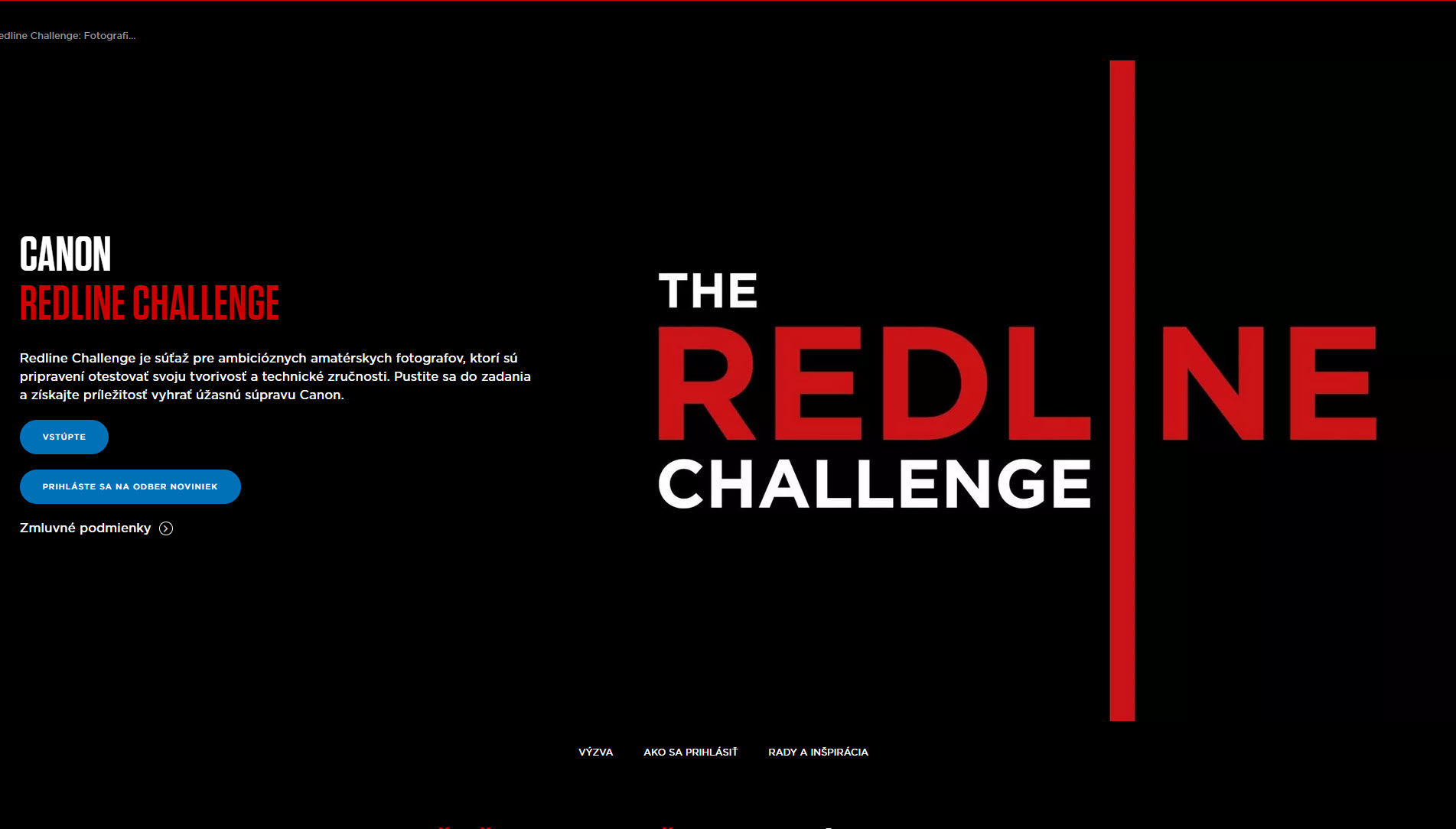 Už po tretíkrát prichádza fotografická súťaž Canon „Redline Challenge“