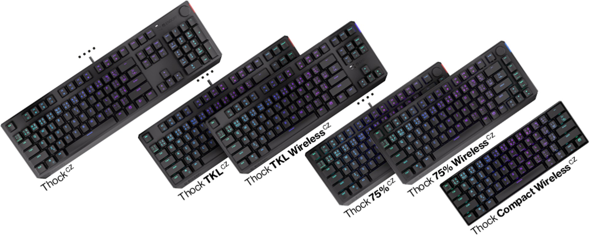 ENDORFY predstavuje sérii klávesníc Thock s CZ/SK layoutom