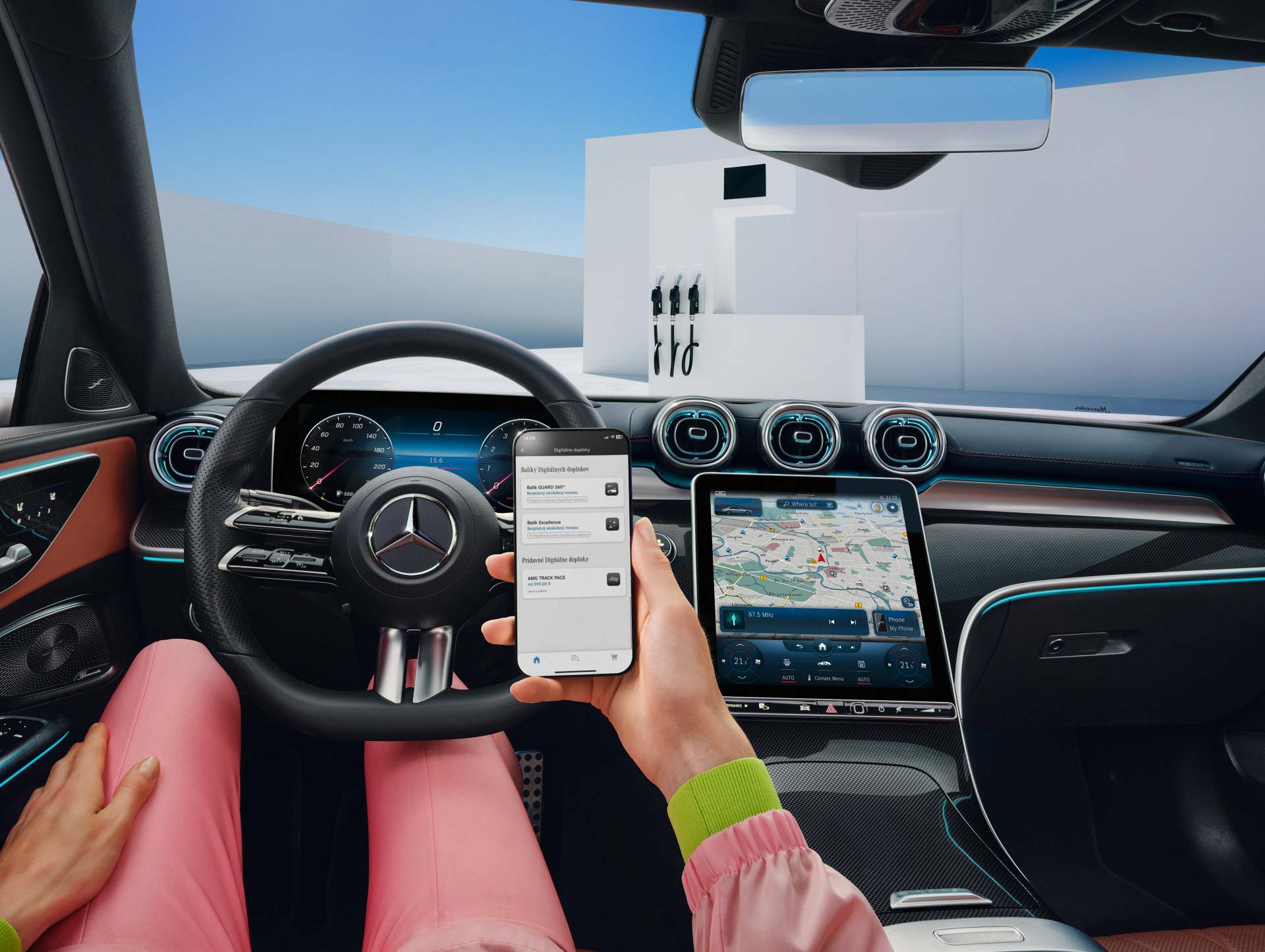 Novinky v Mercedes me Store