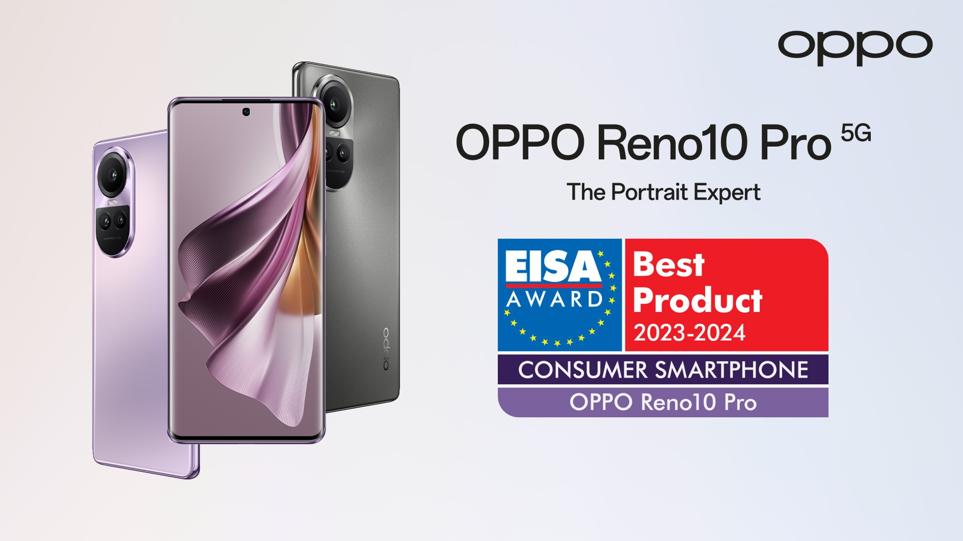 Smartfón OPPO Reno10 Pro získal ocenenie EISA CONSUMER SMARTPHONE 2023–2024 AWARD