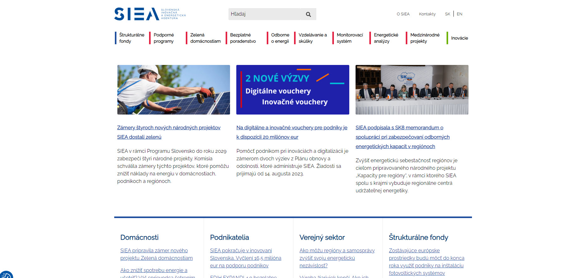 Slovenská inovačná a energetická agentúra zverejnila podmienky registrácie zariadení, ktoré budú podporené v novej Zelenej domácnostiam