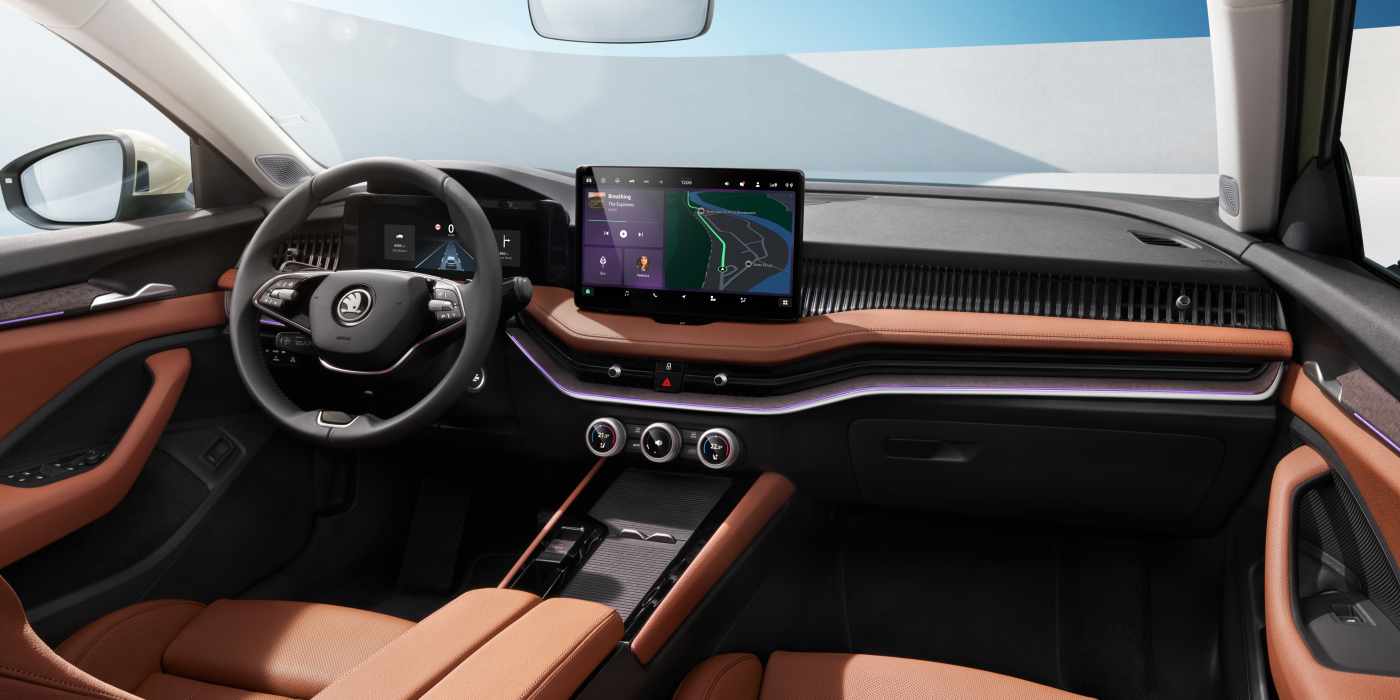 Škoda Auto predstavuje highlighty interiéru nových generácií vozidiel Kodiaq a Superb