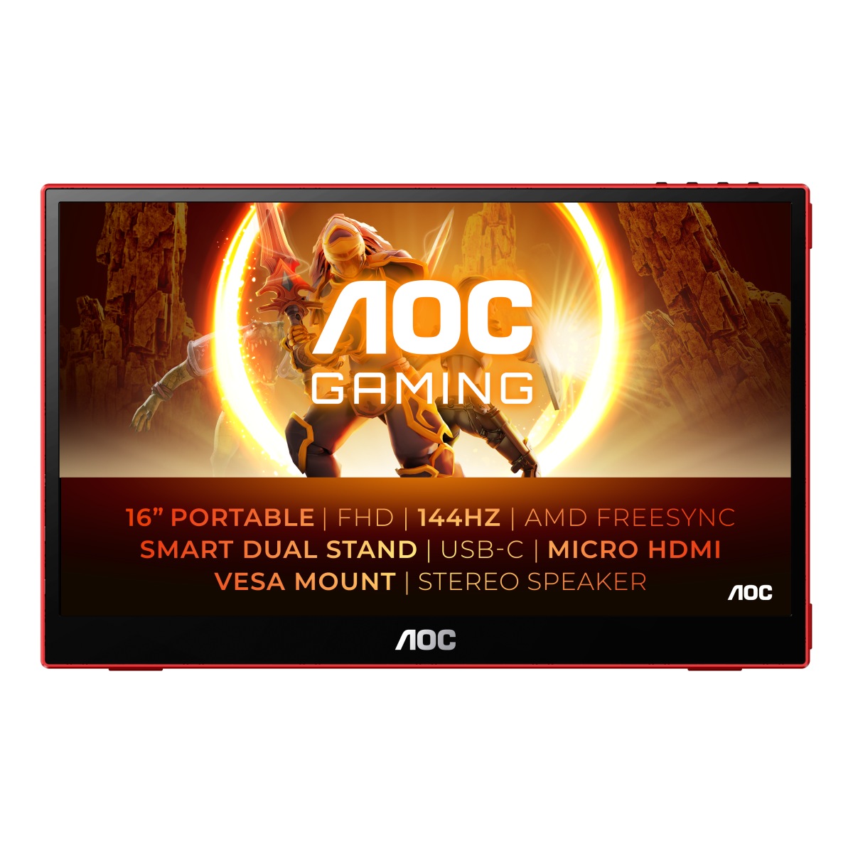 Hrajte na cestách s novým monitorom AOC GAMING 16G3