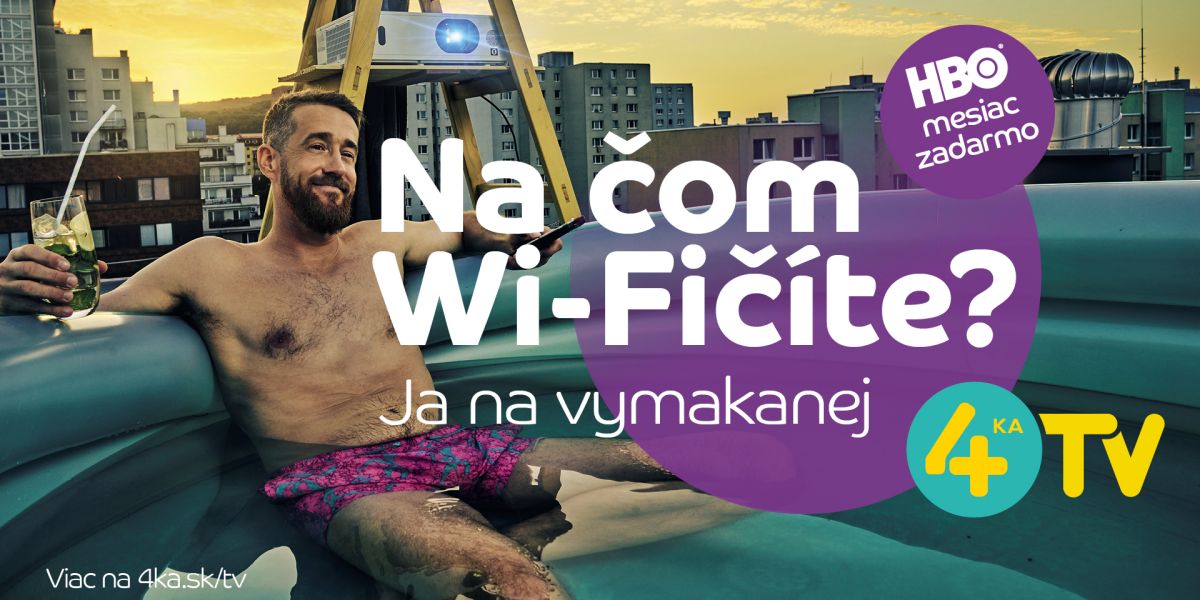 Nová kampaň 4ky sa pýta „A na čom Wi-Fičíte?“
