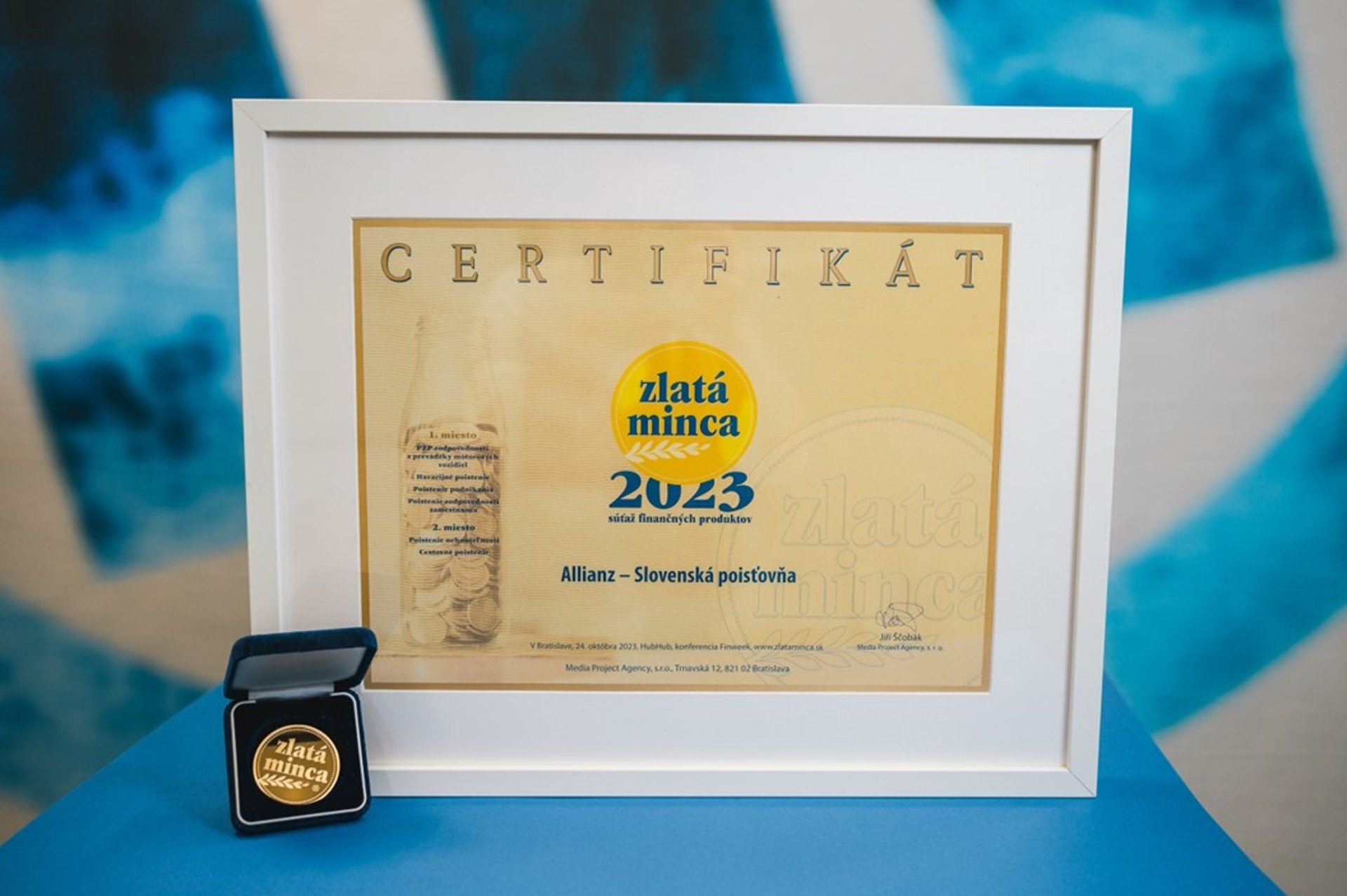 Allianz si opäť odniesla šesť Zlatých mincí