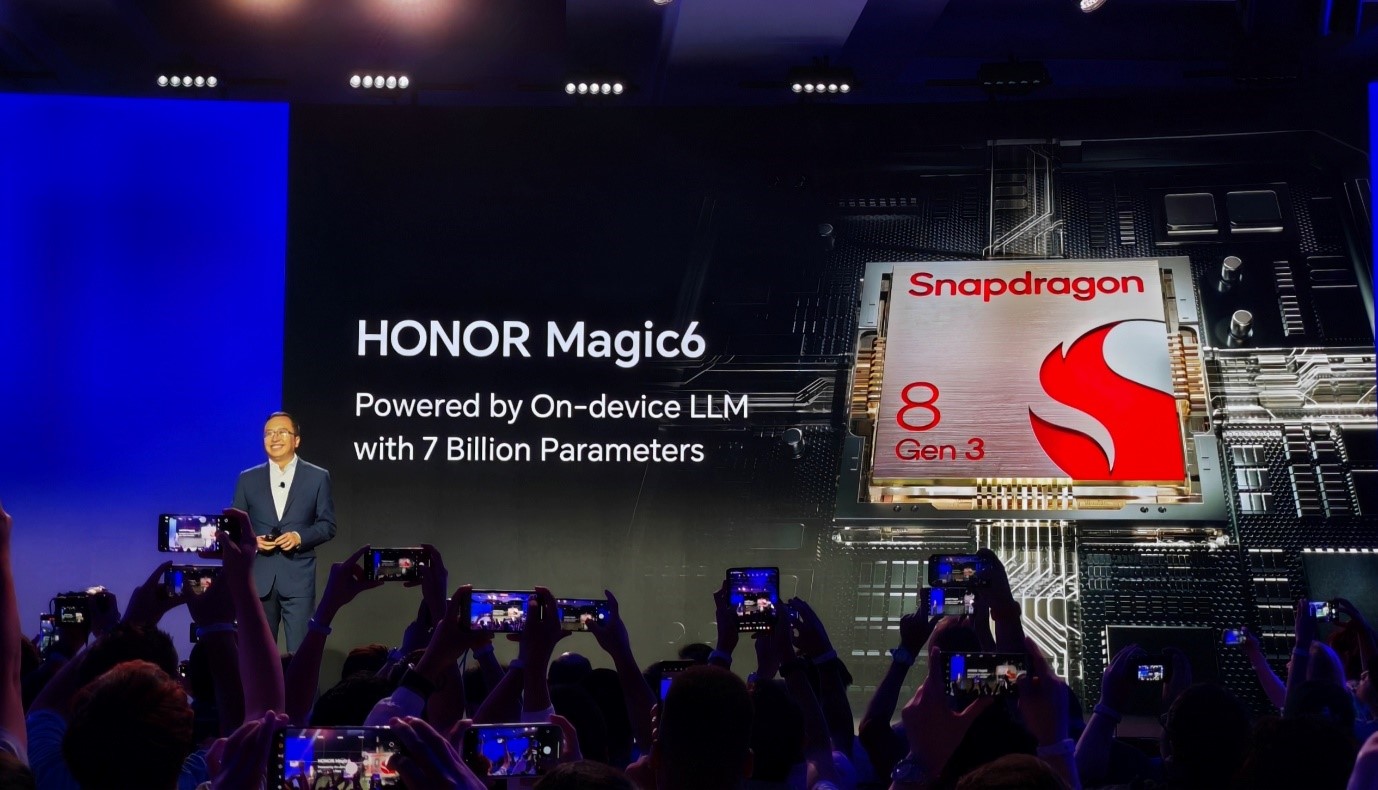 HONOR Magic6 s LLM bude poháňaný mobilnou platformou Snapdragon 8 Gen 3