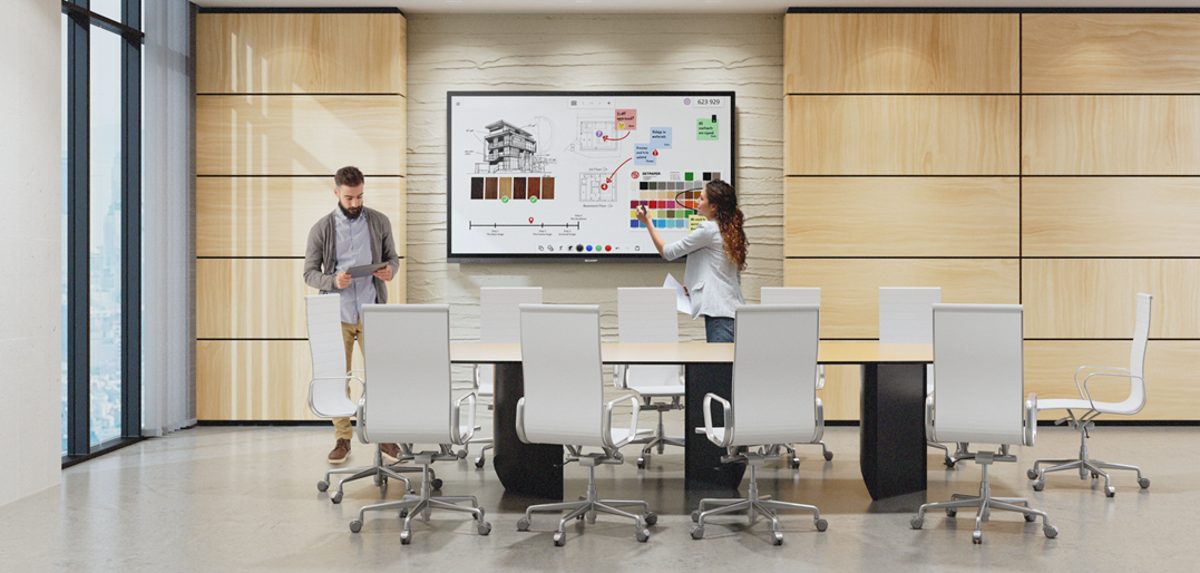 Spoločnosť Sharp/NEC oznamuje uvedenie nových displejov Sharp LA Series pre spoluprácu