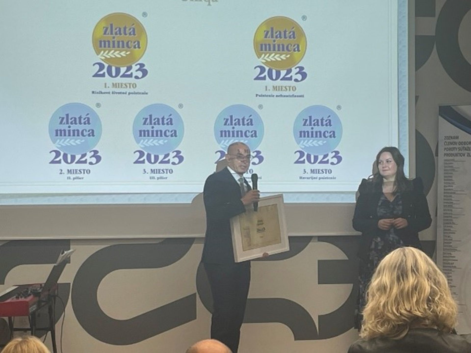 UNIQA získala tri Zlaté mince, poistenie domova triumfovalo aj ako Objav roka a EKO produkt 2023