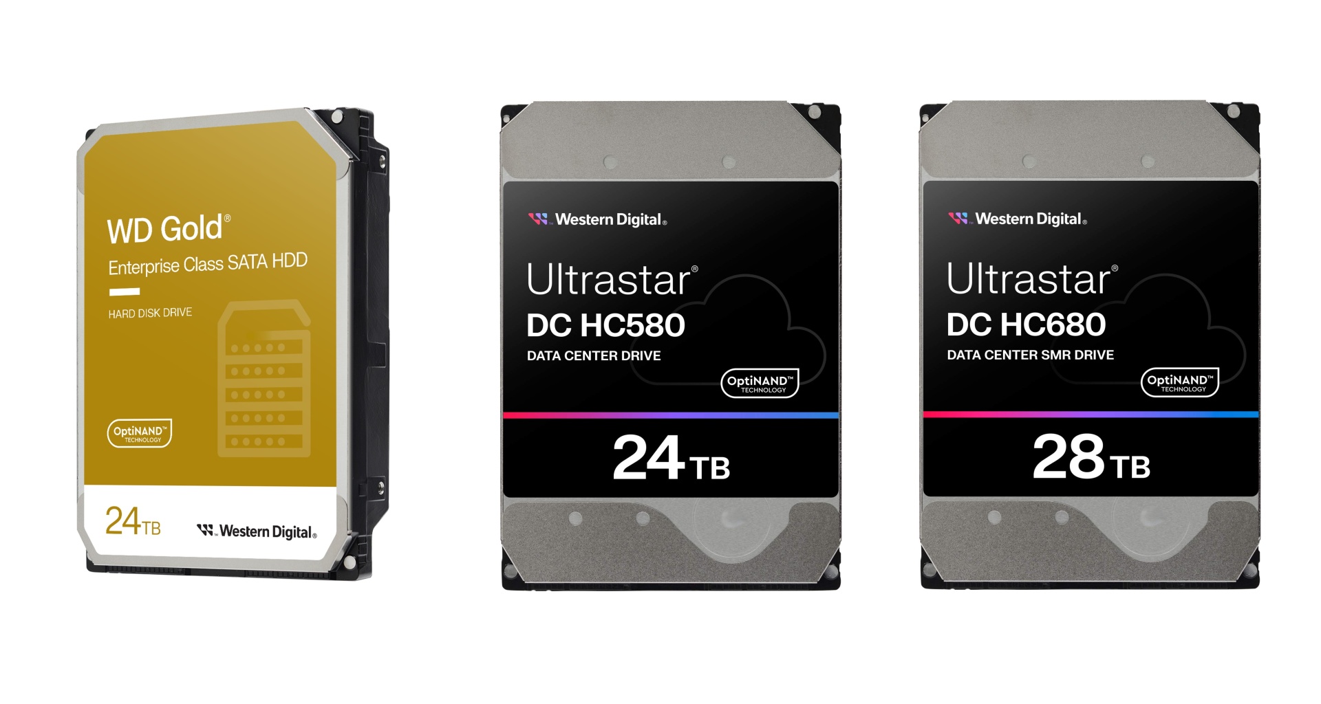 Western Digital zahajuje veľkoobjemové dodávky 24TB HDD diskov CMR a urýchľuje nástup technológie SMR s novými HDD diskami s kapacitou 28 TB