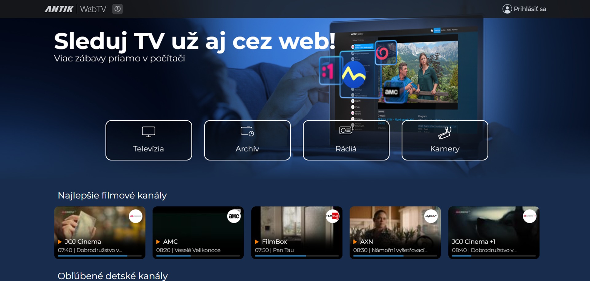 Všetky systémy od Microsoftu a Apple prijímajú vysielanie AntikTV