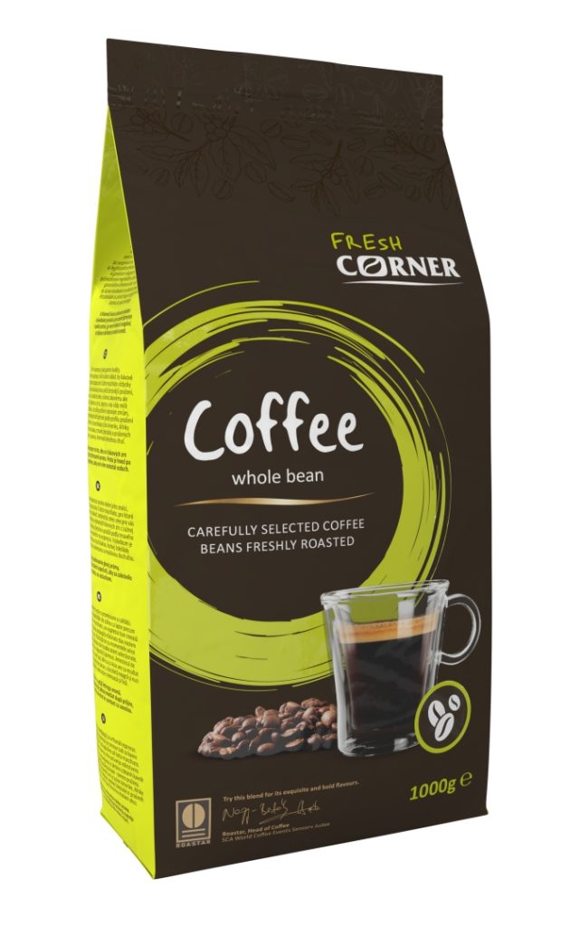 1000 gramové balenie kávy