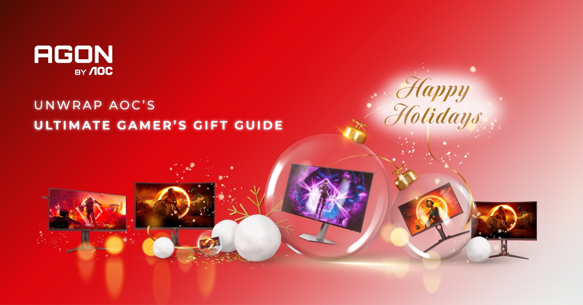 Rozbaľte unikátne herné darčeky od AOC