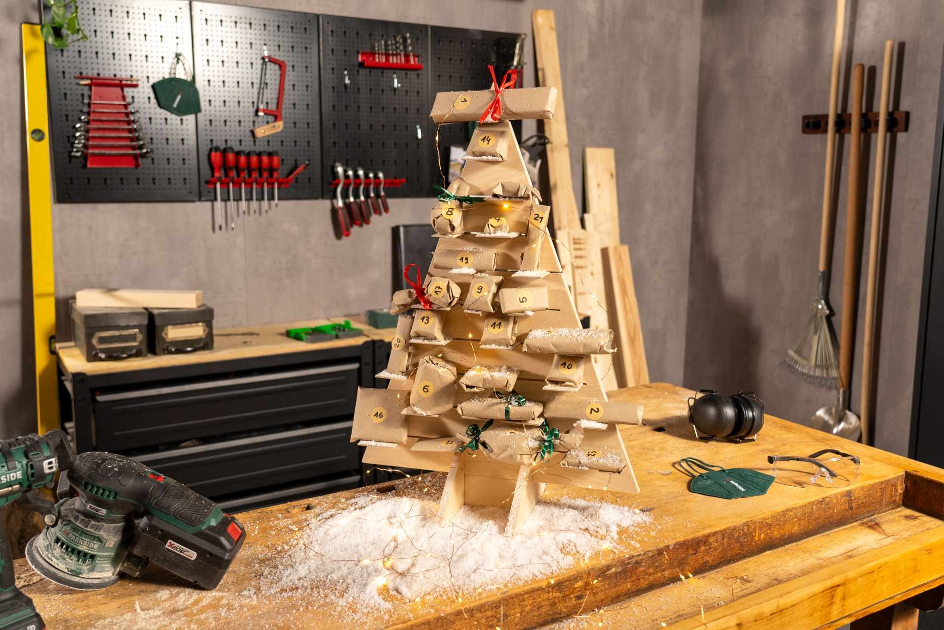 Adventný kalendár na udržateľný spôsob: vyrobte si ho sami z dreva