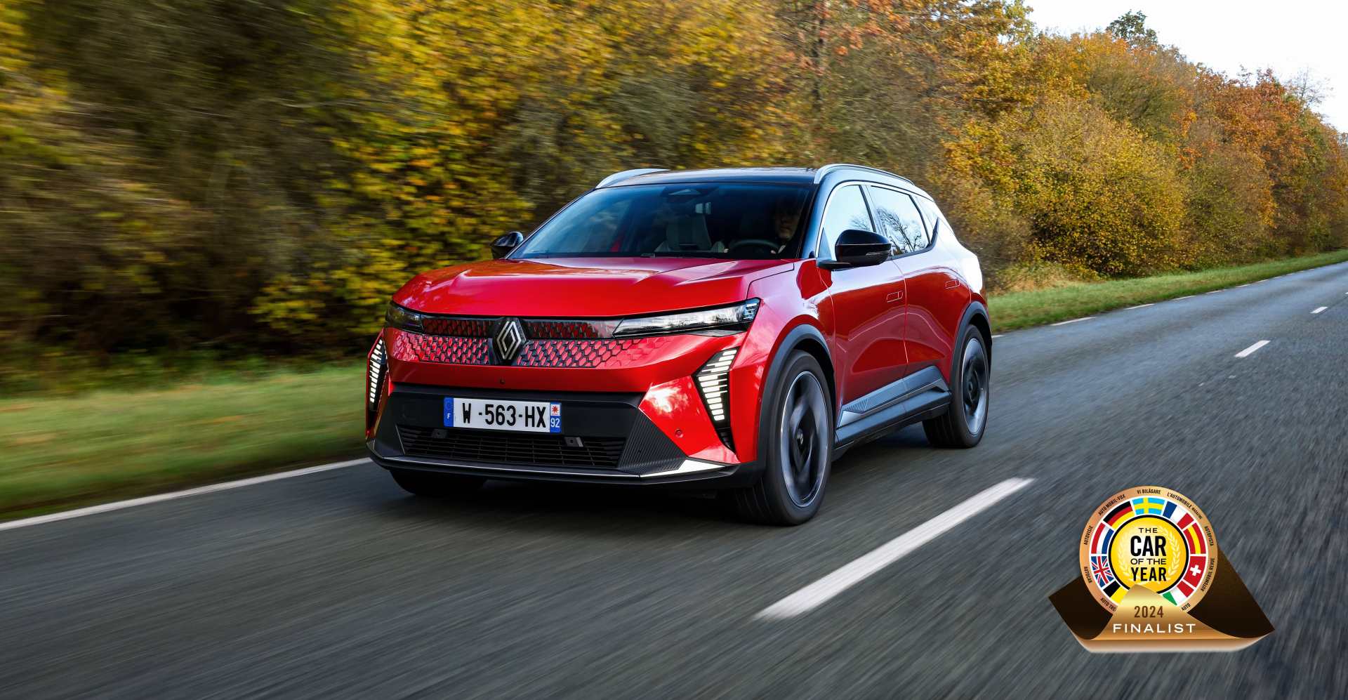 Scenic E-Tech electric, finalista Car of the year 2024