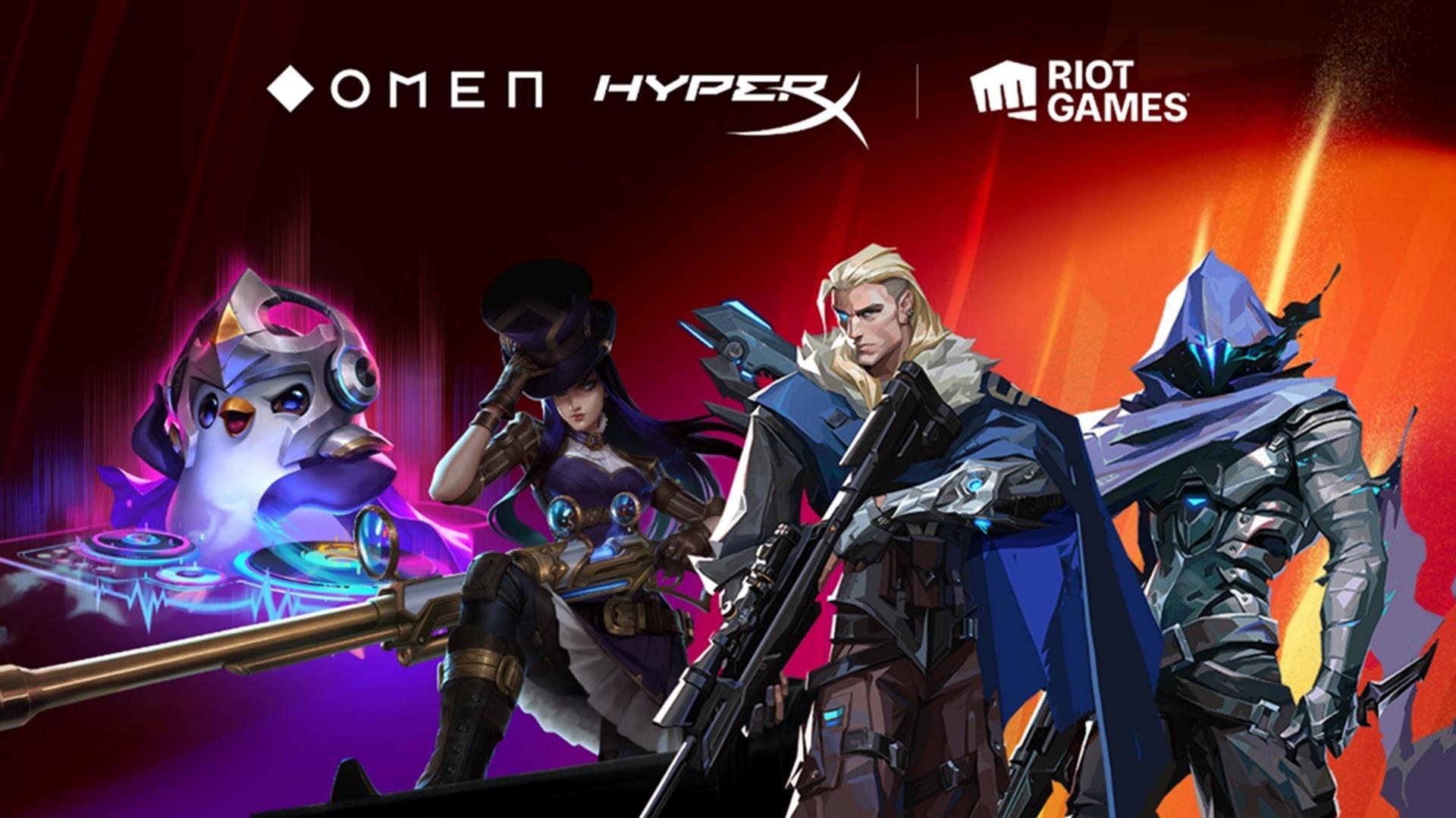 Riot Games uzatvára partnerstvo s hernými značkami OMEN a HyperX