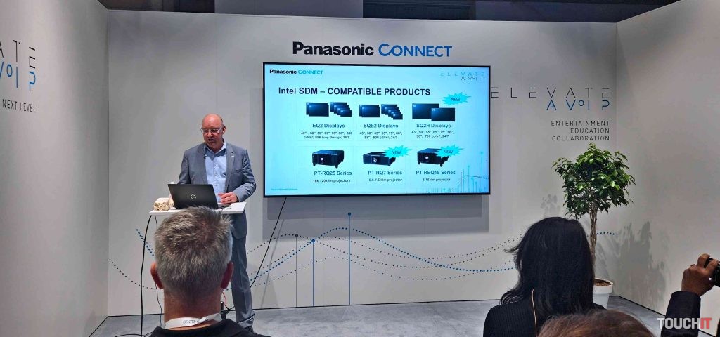 Panasonic projektory s podporou Intel SDM