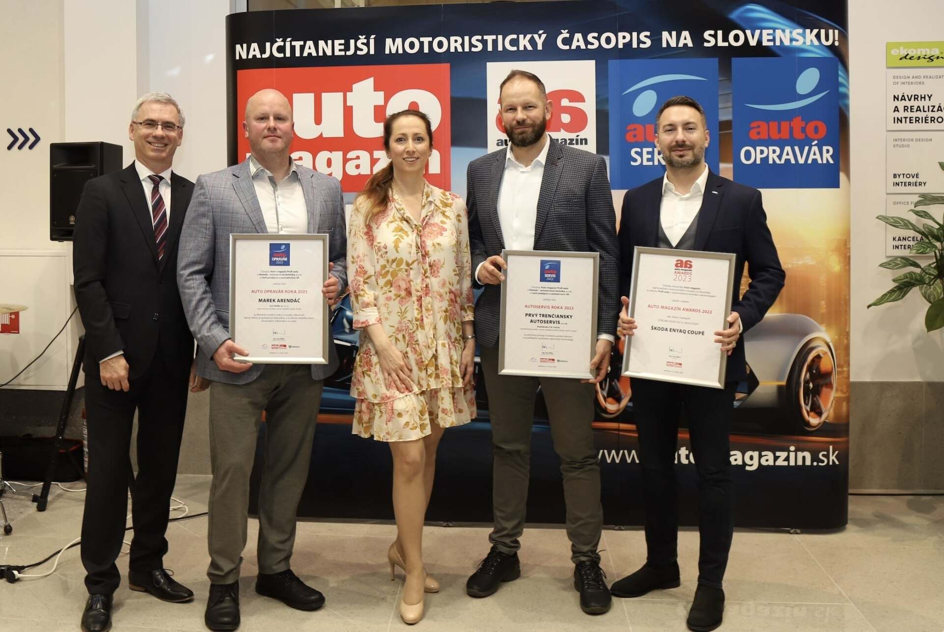 Ďalšie ocenenie pre Škoda Enyaq Coupé. Zvíťazila v kategórii stredne veľkých SUV a crossoverov v Auto magazín Awards 2023