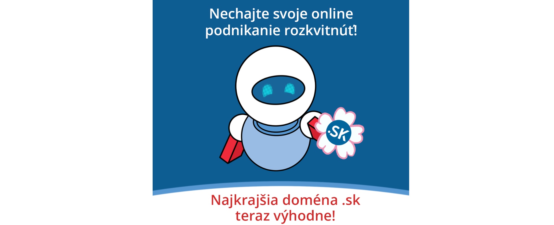 Akciu na nové registrácie domény .sk