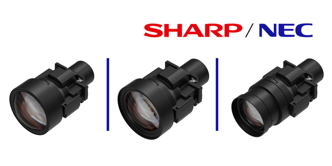 Spoločnosť Sharp/NEC uviedla na trh 3 nové objektívy pre laserové projektory série PA5