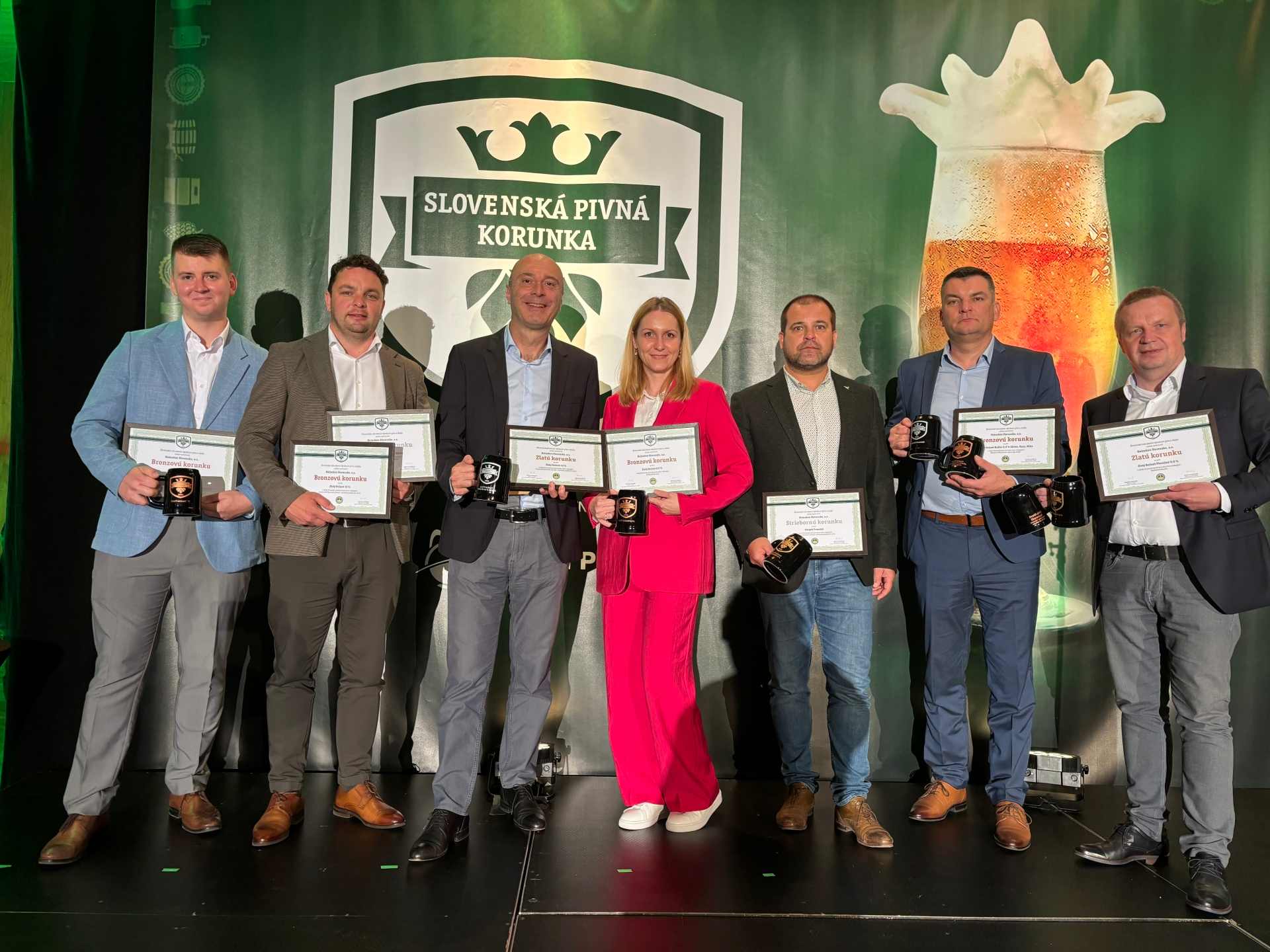 Absolútny triumf na degustačnej súťaži Slovenská pivná korunka: Hurbanovský pivovar získal až 8 ocenení