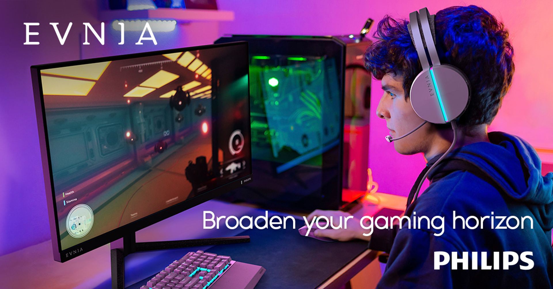 Novinky Philips Evnia 27M2N3200A a 24M2N3200A ponúka hráčom akčné zážitky vďaka technológii Fast IPS, obnovovacej frekvencie 180 Hz či HDR10