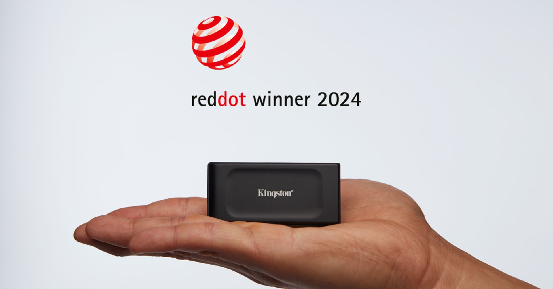 Externý SSD disk Kingston XS1000 získal ocenenie Red Dot Award 2024