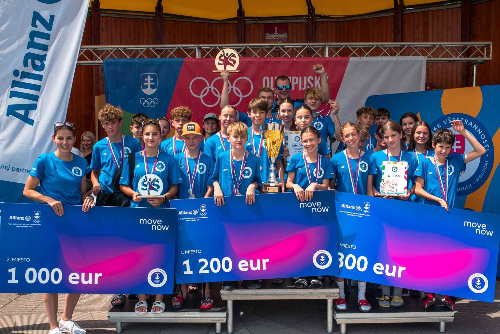 Allianz finančne podporila 8 finálových škôl v športovom projekte OLOV