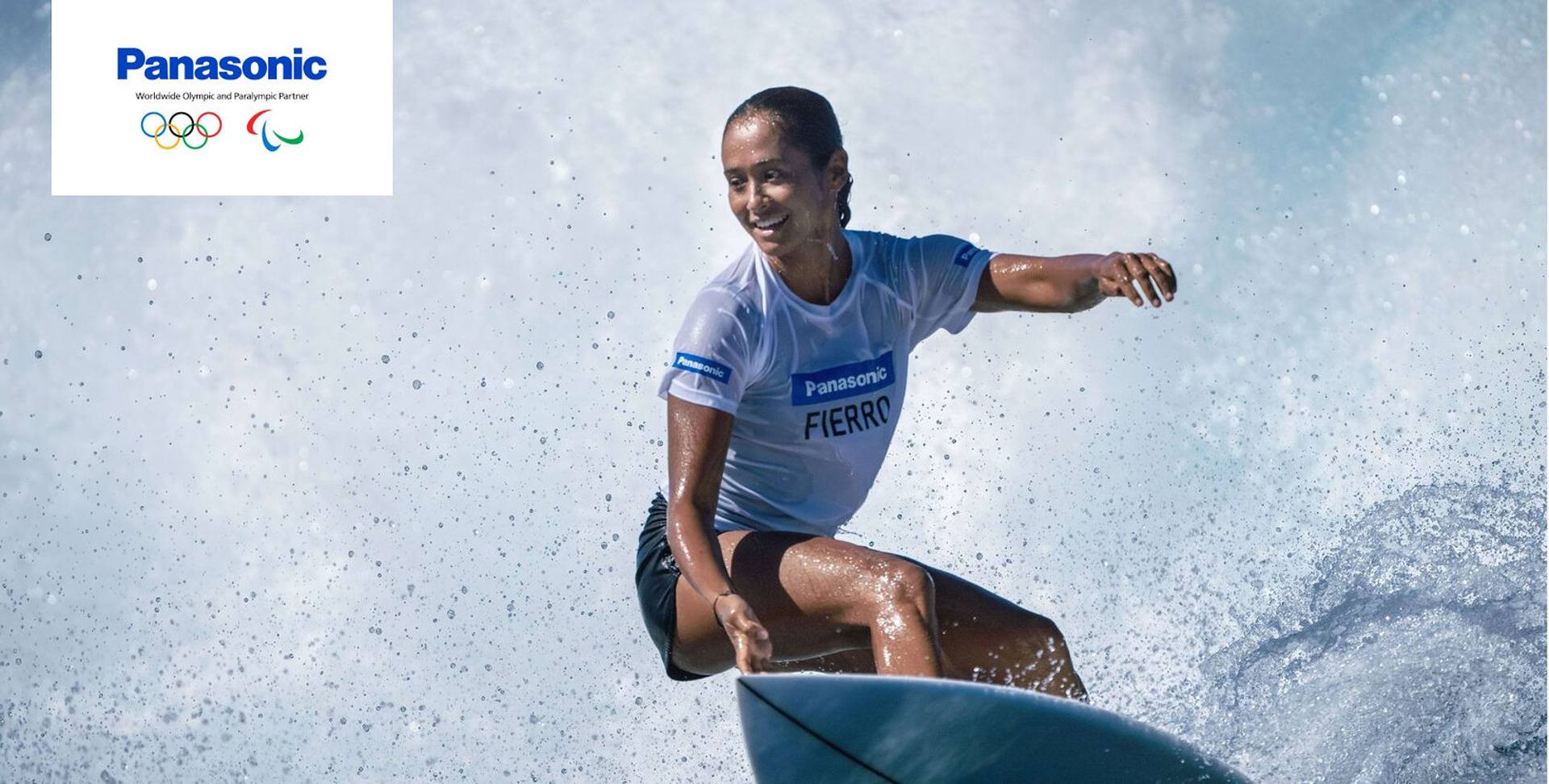 Olympijská surfarka Vahiné Fierro je veľvyslankyňou Panasonicu pre udržateľnosť
