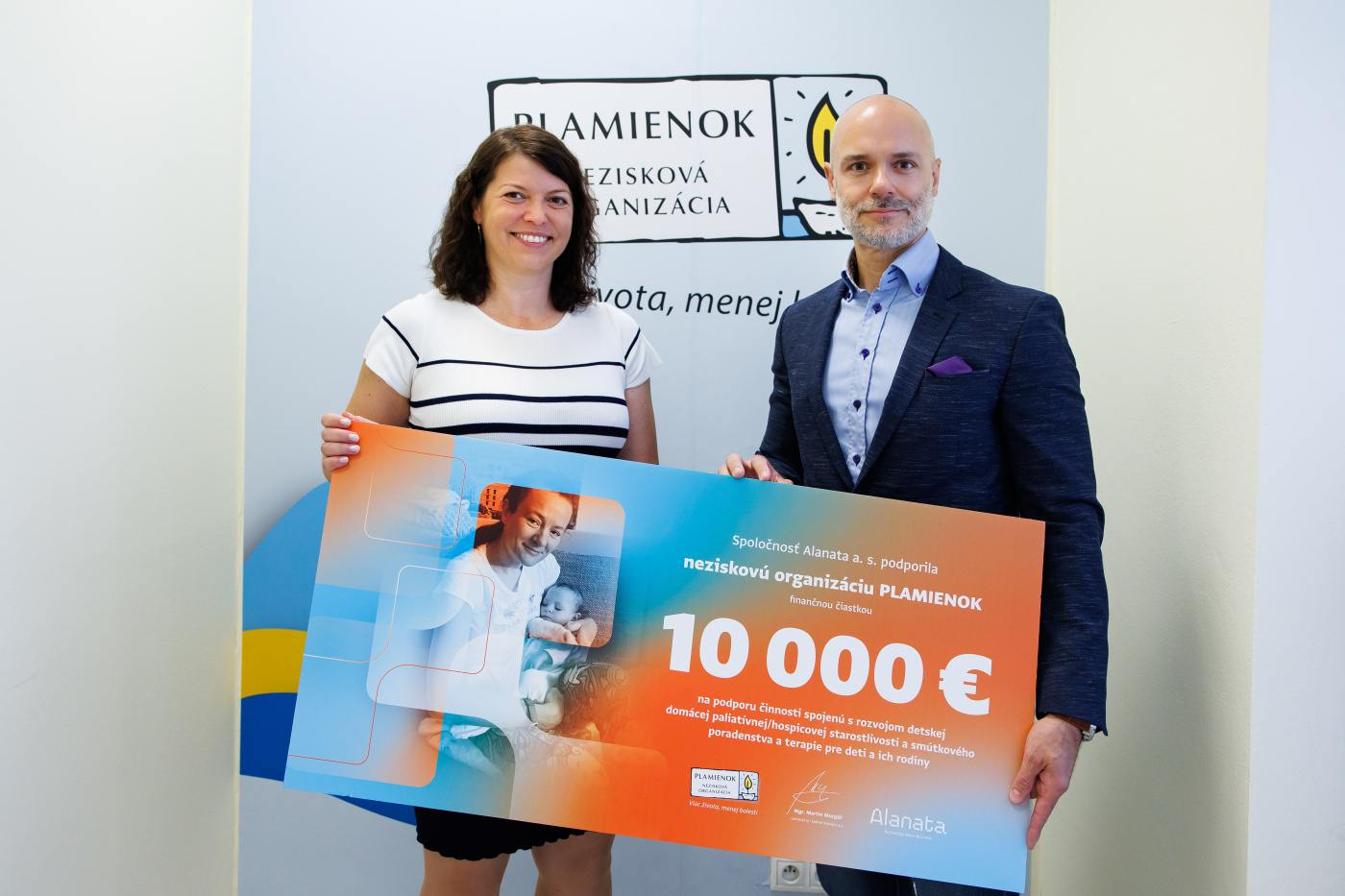 Krásne gesto IT firmy Alanata – neziskovke venovali dar vo výške 10 000 eur