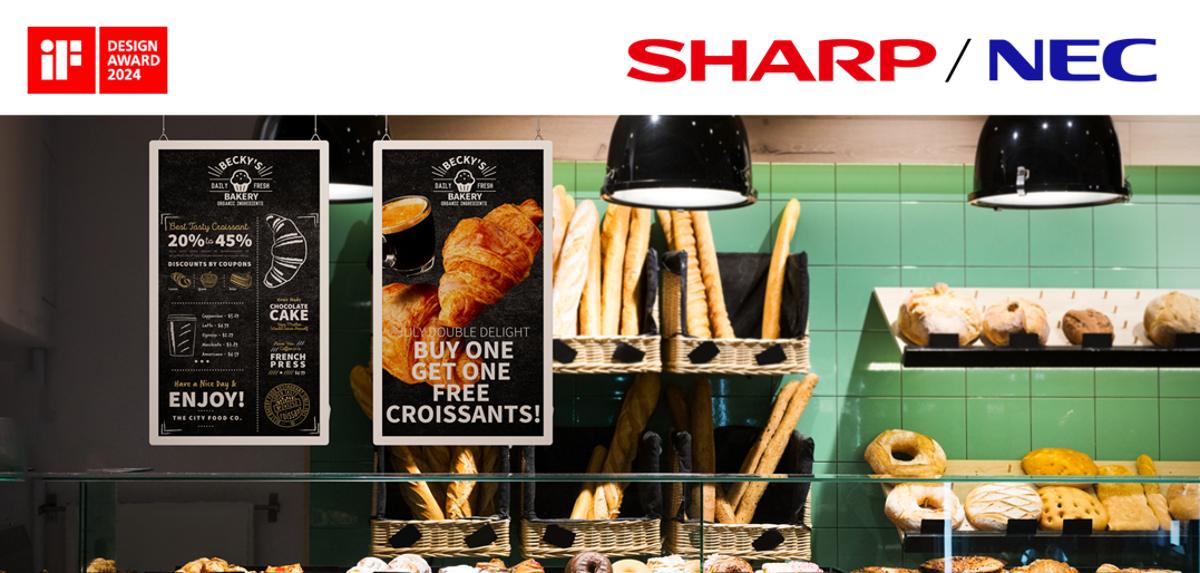 Nová éra energeticky úsporného signage s displejmi Sharp/NEC ePaper Displays