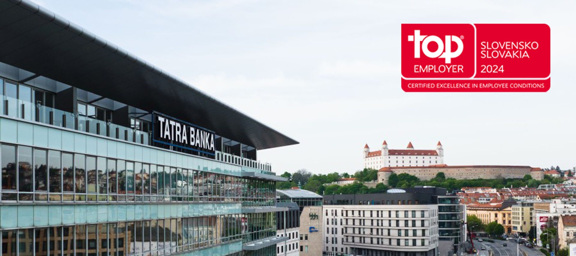 Tatra banka je TOP zamestnávateľom 2024 na Slovensku