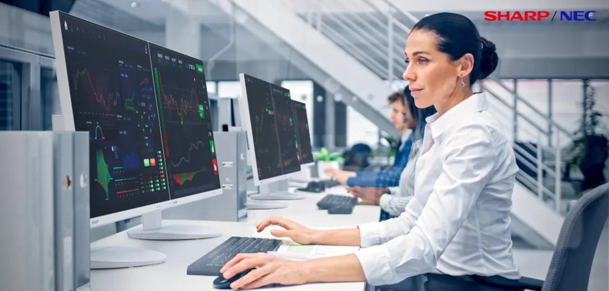 Spoločnosť Sharp/NEC uvádza na trh prvé dva stolné monitory s 27“ obrazovkou a dokovacou stanicou pod značkou Sharp pre firemné a domáce kancelárie